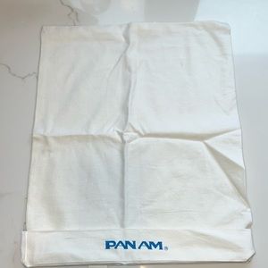 Vintage Pan Am travel pillowcase